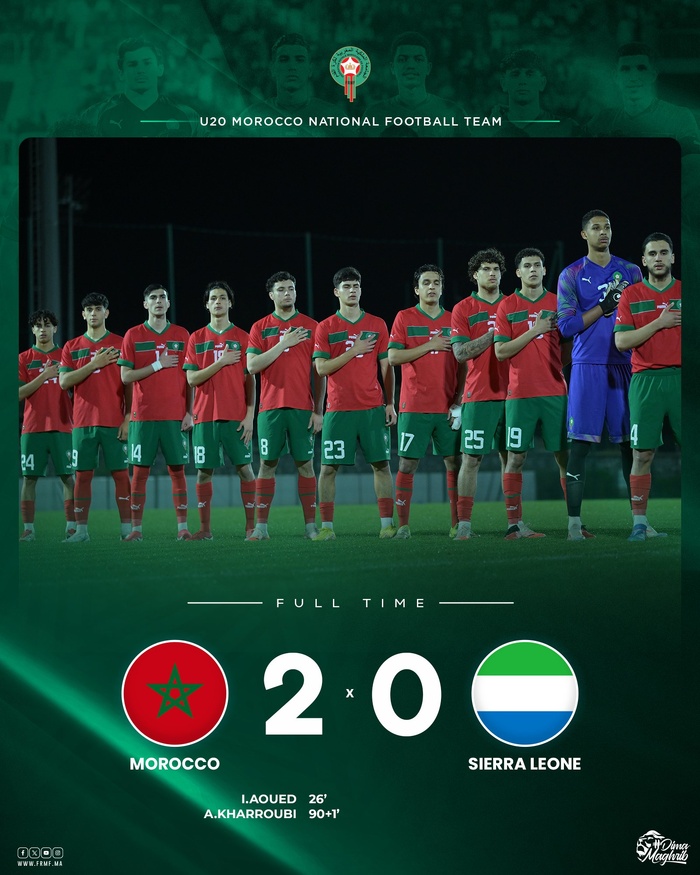 Prépa. CAN U20: Les Lionceaux prennent le dessus sur la Sierra Léone Prépa. CAN U20: Les Lionceaux prennent le dessus sur la Sierra Léone