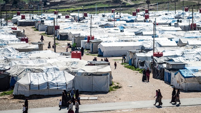Camp Al Roj, au nord de la Syrie. © AFP - Delil SOULEIMAN