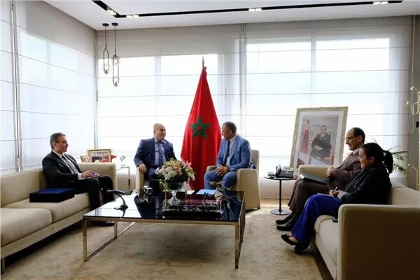 Ryad Mezzour s'entretient avec l'ambassadeur d'Egypte au Maroc Ryad Mezzour s'entretient avec l'ambassadeur d'Egypte au Maroc