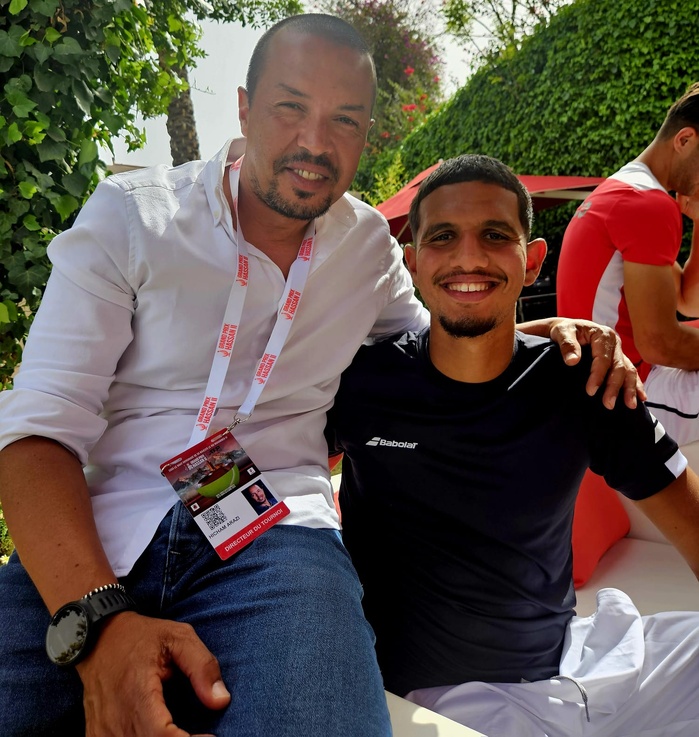 Hicham Arazi, le premier supporter de Taha. Hicham Arazi, le premier supporter de Taha.