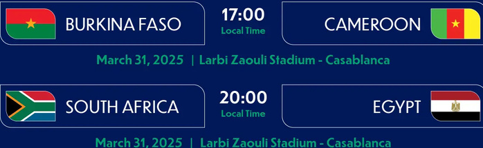 CAN U17: Le programme de ce jour d'El Aid  CAN U17: Le programme de ce jour d'El Aid