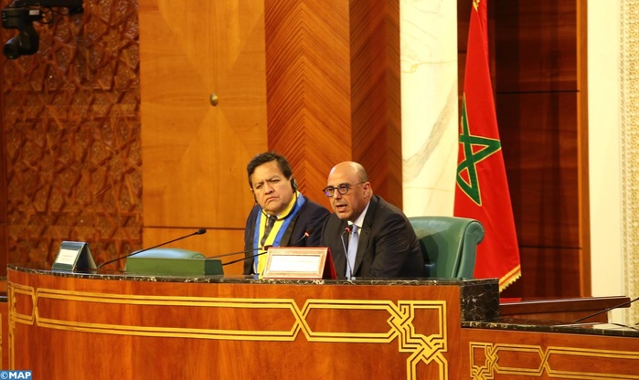 Ould Errachid souligne l’engagement constant de la Chambre des conseillers à promouvoir la coopération parlementaire Sud-Sud Ould Errachid souligne l’engagement constant de la Chambre des conseillers à promouvoir la coopération parlementaire Sud-Sud