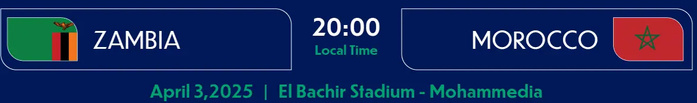 CAN U17/ Aujourd'hui, Maroc-Zambie : Horaire? Chaînes? CAN U17/ Aujourd'hui, Maroc-Zambie : Horaire? Chaînes?