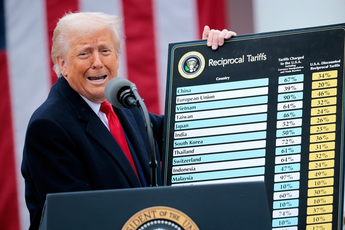 Donald Trump a instauré un tarif douanier universel, applicable à tous les pays. Donald Trump a instauré un tarif douanier universel, applicable à tous les pays.