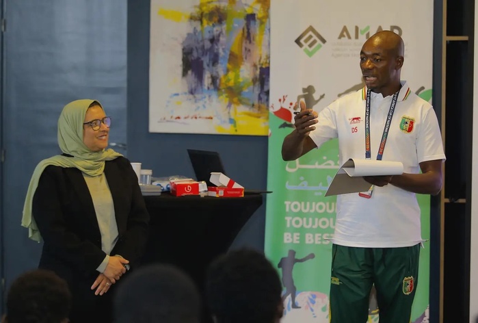 CAN U17 / Dopage: Campagne de sensibilisation de la CAF et de l'Agence Marocaine Anti-Dopage (AMAD) auprès des différentes équipes nationales 