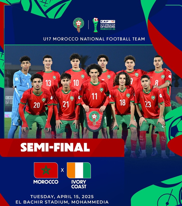 1/2 Finale. CAN U17 / Aujourd’hui, Maroc-Côte d’Ivoire : Horaire ? Chaines ? 1/2 Finale. CAN U17 / Aujourd’hui, Maroc-Côte d’Ivoire : Horaire ? Chaines ?