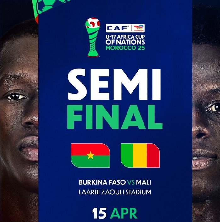 CAN U17 : Burkina Faso - Mali, l’autre demi-finale de la journée CAN U17 : Burkina Faso - Mali, l’autre demi-finale de la journée