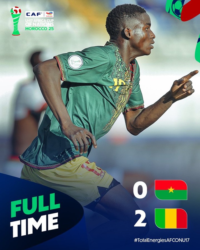 CAN U17 : Le Mali finaliste après avoir effacé le Burkina Faso CAN U17 : Le Mali finaliste après avoir effacé le Burkina Faso