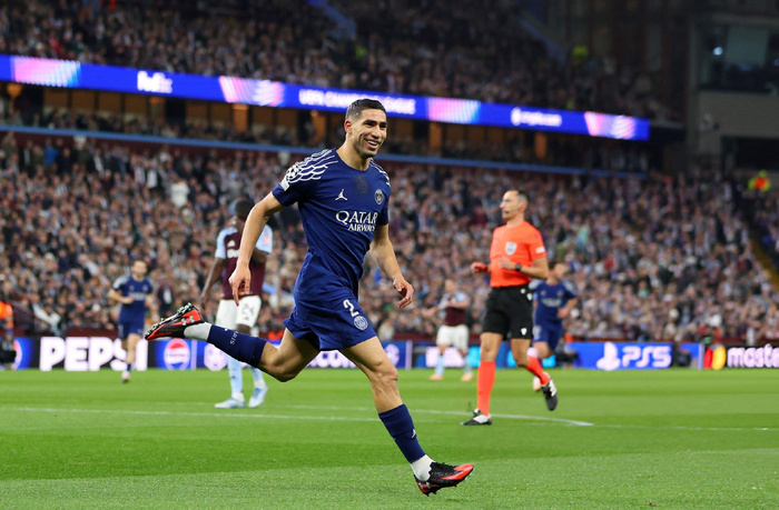 Ligue des Champions : Hakimi buteur, le PSG se qualifie en demi-finale malgré une défaite à Aston Villa Ligue des Champions : Hakimi buteur, le PSG se qualifie en demi-finale malgré une défaite à Aston Villa