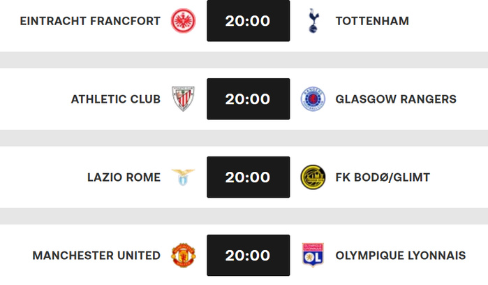 Europa League : Belhayane, Igamane, Sannadi et Mazraoui concernés par les quarts ‘’retour’’ de ce soir Europa League : Belhayane, Igamane, Sannadi et Mazraoui concernés par les quarts ‘’retour’’ de ce soir