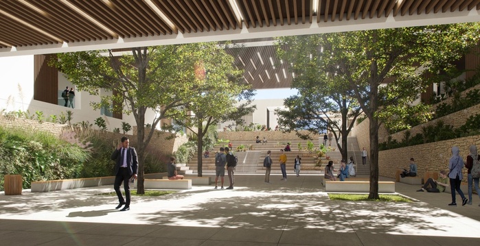 Les travaux de construction du complexe universitaire d'Al Hoceima touchent à leur fin Les travaux de construction du complexe universitaire d'Al Hoceima touchent à leur fin