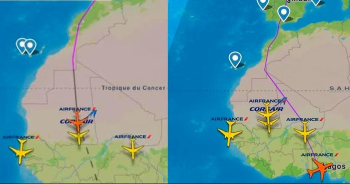 Le ciel algérien boudé: les vols d'Air France et Corsair vers l'Afrique passent désormais par le Maroc Le ciel algérien boudé: les vols d'Air France et Corsair vers l'Afrique passent désormais par le Maroc