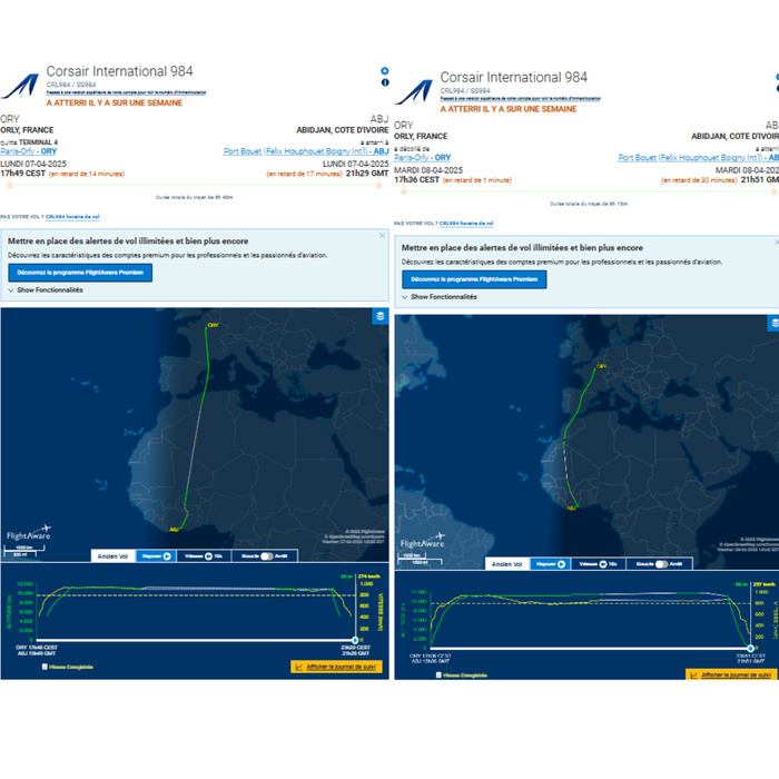 Le ciel algérien boudé: les vols d'Air France et Corsair vers l'Afrique passent désormais par le Maroc Le ciel algérien boudé: les vols d'Air France et Corsair vers l'Afrique passent désormais par le Maroc