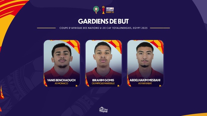 CAN U20 Egypte 25 : La liste finale des Lionceaux convoqués dévoilée CAN U20 Egypte 25 : La liste finale des Lionceaux convoqués dévoilée