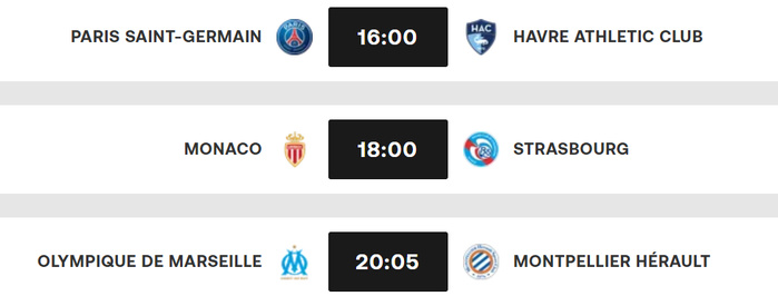 Ligue 1. J30 :  Le podium en activité ce samedi
