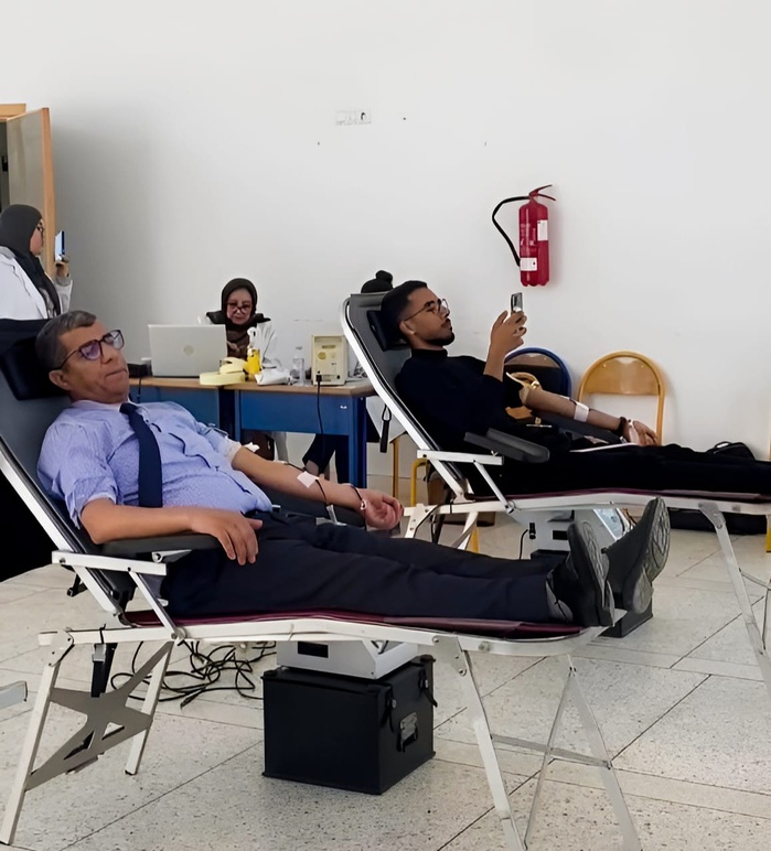 ENSA d'El Jadida - Campagne de don de sang du Club SHIP : Un élan solidaire pour sauver des vies ENSA d'El Jadida - Campagne de don de sang du Club SHIP : Un élan solidaire pour sauver des vies