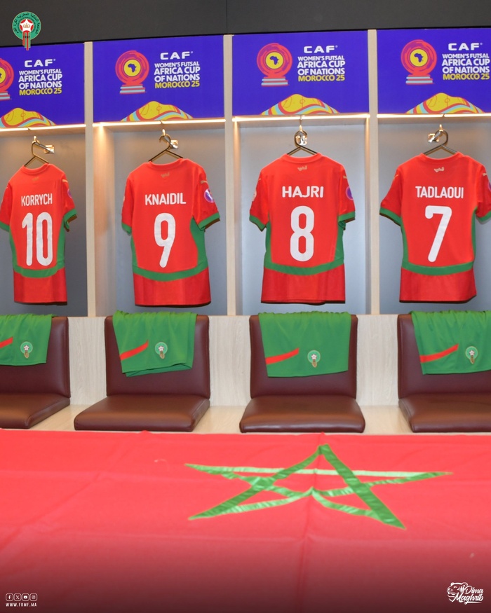 CAN (F) de Futsal Maroc 24 / Maroc- Namibie : Le Cinq du coup d’envoi CAN (F) de Futsal Maroc 24 / Maroc- Namibie : Le Cinq du coup d’envoi