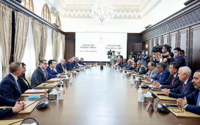 Réunion du Haut Comité pour le dialogue social. Ph. Archives. Réunion du Haut Comité pour le dialogue social. Ph. Archives.