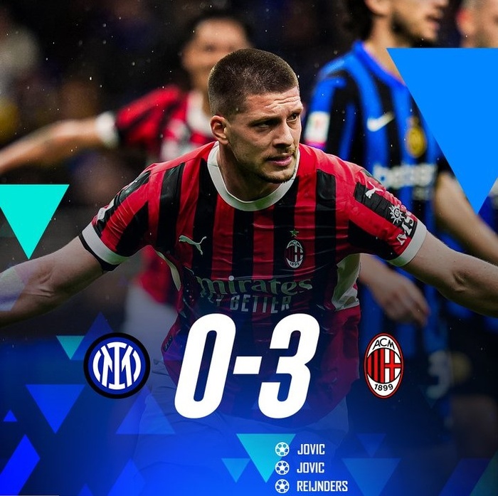 ½ Finale. Coupe d’Italie : L’AC humilie l’Inter ½ Finale. Coupe d’Italie : L’AC humilie l’Inter