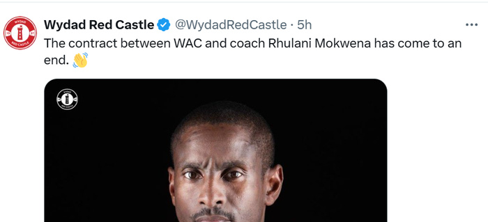 Wydad : Mokwena, est-il vraiment viré ? Wydad : Mokwena, est-il vraiment viré ?