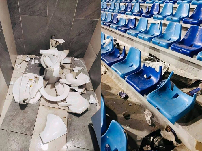 Le complexe Mohammed V, à peine rouvert, déjà victime de vandalisme ! Le complexe Mohammed V, à peine rouvert, déjà victime de vandalisme !