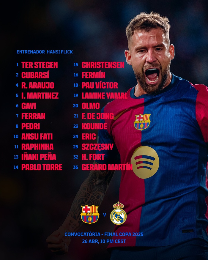 Espagne / Finale Coupe du Roi : Elle a bel et bien lieu ce soir ! Espagne / Finale Coupe du Roi : Elle a bel et bien lieu ce soir !