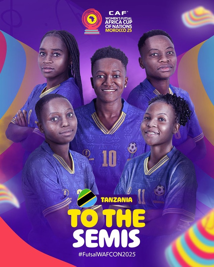 CAN(f) Futsal Maroc 25 : La Tanzanie rejoint le carré final CAN(f) Futsal Maroc 25 : La Tanzanie rejoint le carré final