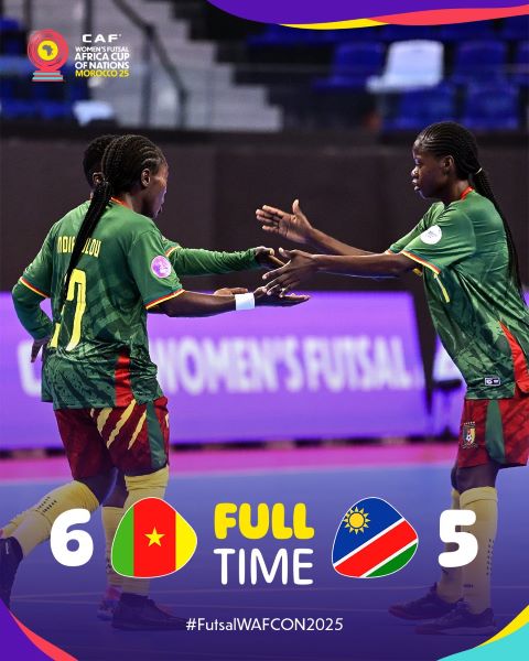 CAN (f) Futsal Maroc 25 : Le Cameroun repêché pour les demi-finales CAN (f) Futsal Maroc 25 : Le Cameroun repêché pour les demi-finales