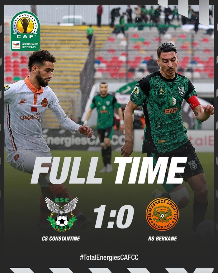 ½ Finale CCAF : La RSB se qualifie pour sa 5e finale, dans une ambiance dominée par le fair play, face au CSC ½ Finale CCAF : La RSB se qualifie pour sa 5e finale, dans une ambiance dominée par le fair play, face au CSC