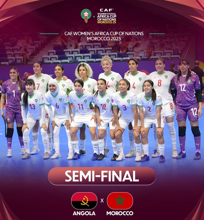 ½ Finale CAN(f). Futsal Maroc 25 : Ce soir, les Lionnes visent la qualification pour la Finale et la CDM Philippines 25 ! ½ Finale CAN(f). Futsal Maroc 25 : Ce soir, les Lionnes visent la qualification pour la Finale et la CDM Philippines 25 !