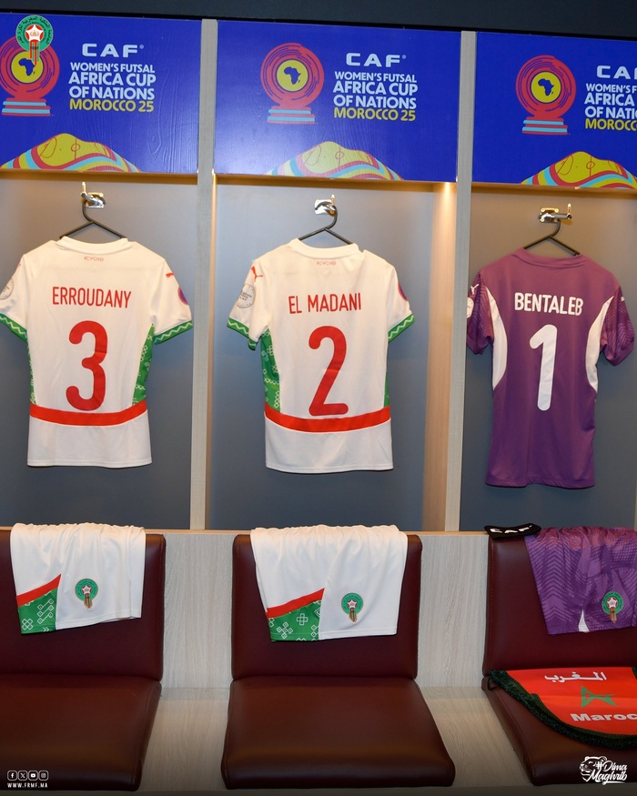 ½ CAN(f) Futsal / Angola-Maroc : Le Cinq marocain du coup d’envoi ½ CAN(f) Futsal / Angola-Maroc : Le Cinq marocain du coup d’envoi