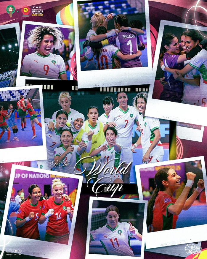 CAN(f) Futsal 25: Le Maroc en finale de sa CAN et en CDM Philippines 2025 CAN(f) Futsal 25: Le Maroc en finale de sa CAN et en CDM Philippines 2025