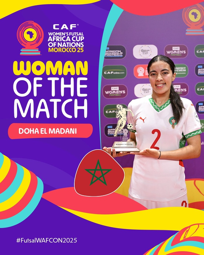 CAN(f) Futsal 25: Le Maroc en finale de sa CAN et en CDM Philippines 2025 CAN(f) Futsal 25: Le Maroc en finale de sa CAN et en CDM Philippines 2025