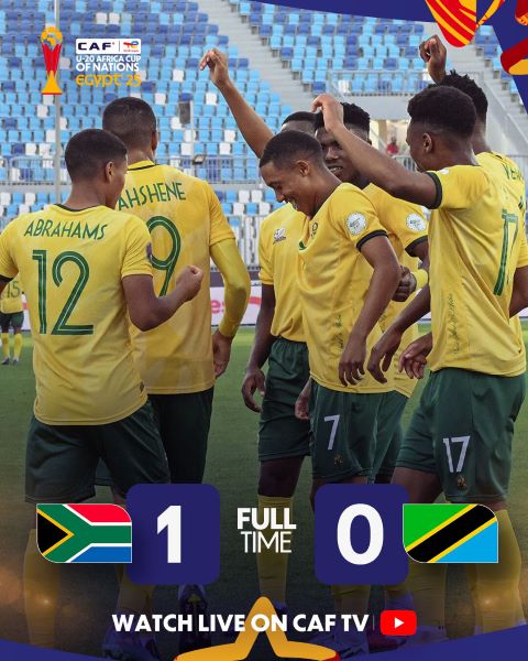 CAN U20 Egypte 25 / Groupe A : L’Afrique du Sud victorieuse de la Tanzanie
