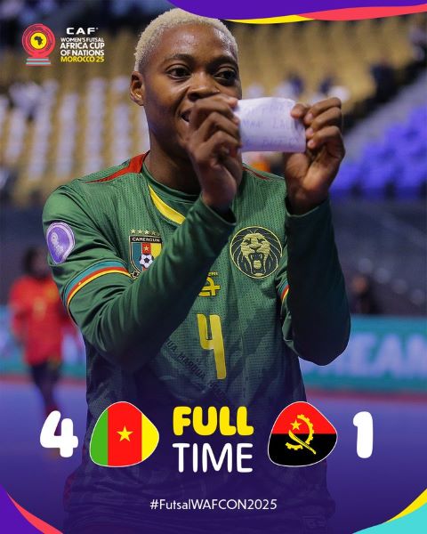 CAN (f) futsal Maroc 25 :  Le Cameroun termine en Bronze !