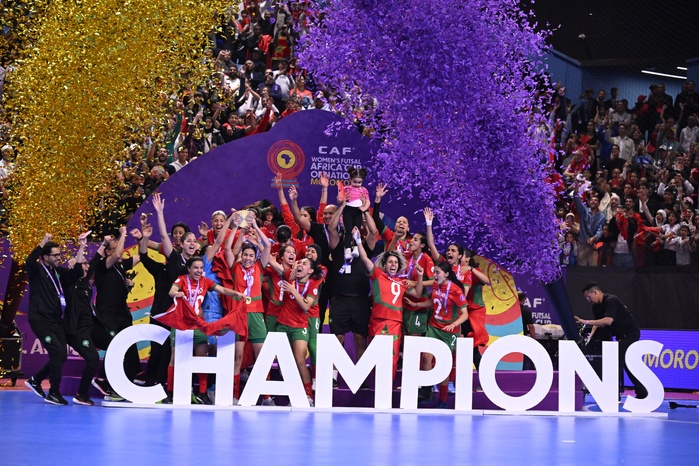CAN (F) Futsal 2025 : Le Maroc Champion d’Afrique grâce à une remontada de cœur et de dépassement  !