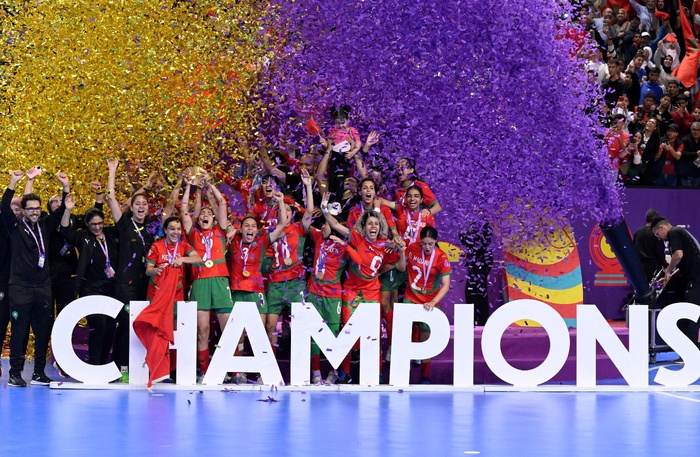 En images, les Lionnes de l’Atlas sacrées championnes de la CAN Futsal 2025