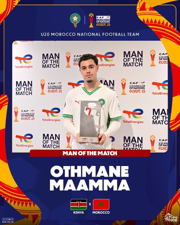 CAN U20 Egypte 25 : Les Lionceaux vainqueurs des Kenyans au bout d’un match fou ! CAN U20 Egypte 25 : Les Lionceaux vainqueurs des Kenyans au bout d’un match fou !