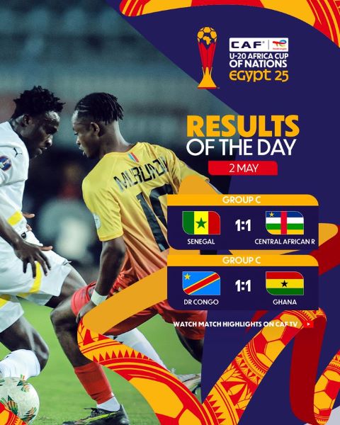 CAN U20 / Groupe C : RDC et Ghana se quittent dos à dos ! CAN U20 / Groupe C : RDC et Ghana se quittent dos à dos !