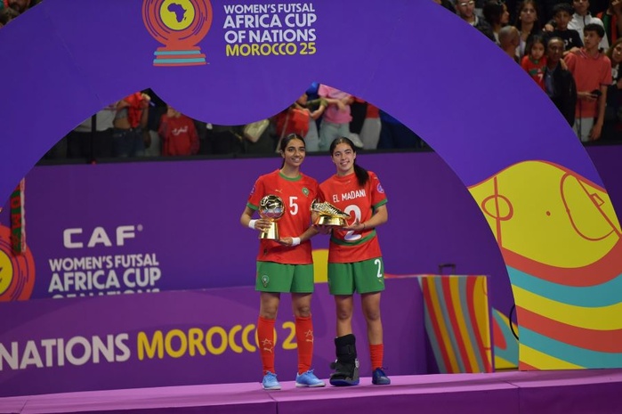 CAN (f) Futsal Maroc 25 : Trois Lionnes dans l'équipe type de la CAF CAN (f) Futsal Maroc 25 : Trois Lionnes dans l'équipe type de la CAF
