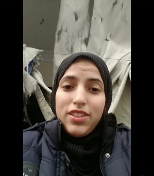 Interview avec Dounia Ait Zakour : « Si nous ne périssions pas sous les bombes, nous mourrions de faim » Interview avec Dounia Ait Zakour : « Si nous ne périssions pas sous les bombes, nous mourrions de faim »