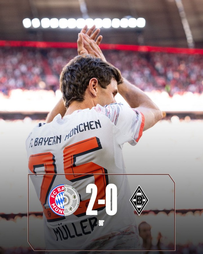 Bundesliga : Le Bayern honore son titre et le départ de Muller