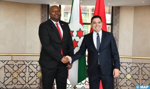 Le Burundi réaffirme son soutien à l'intégrité territoriale du Maroc et à la souveraineté du Royaume sur son Sahara Le Burundi réaffirme son soutien à l'intégrité territoriale du Maroc et à la souveraineté du Royaume sur son Sahara