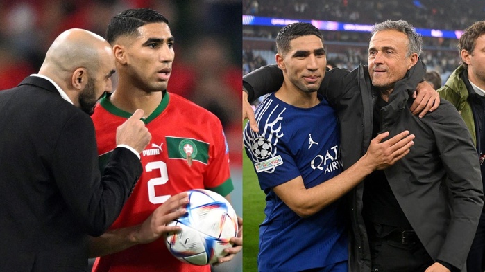​PSG, sélection… deux visages pour Achraf Hakimi