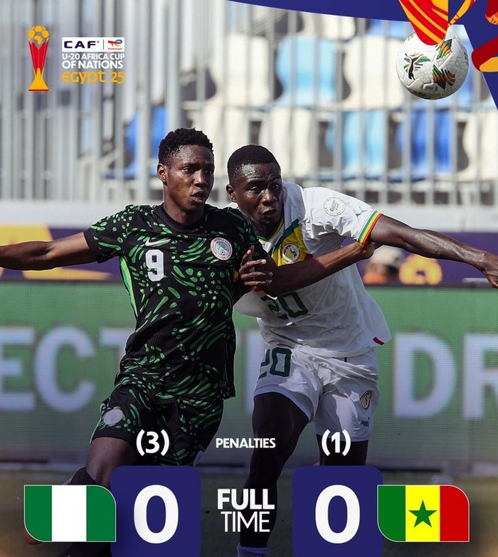 CAN U20 : Le Nigéria premier qualifié pour le Mondial du Chili et les demi-finales de la CAN en cours CAN U20 : Le Nigéria premier qualifié pour le Mondial du Chili et les demi-finales de la CAN en cours