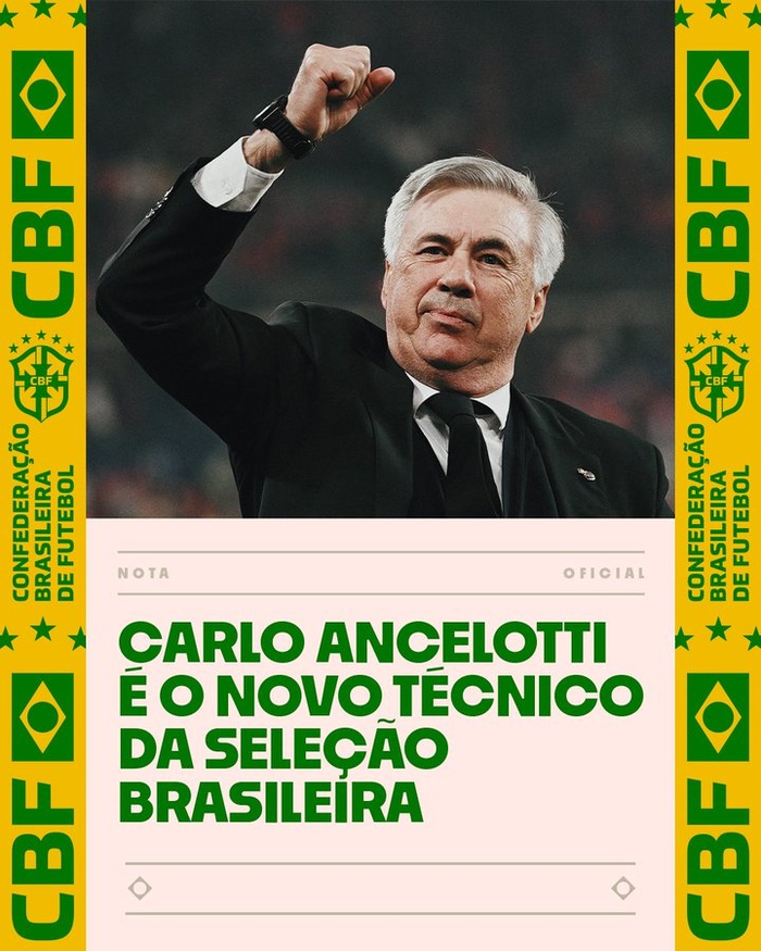 Brésil : Officiellement, Ancelotti coach de la Seleção