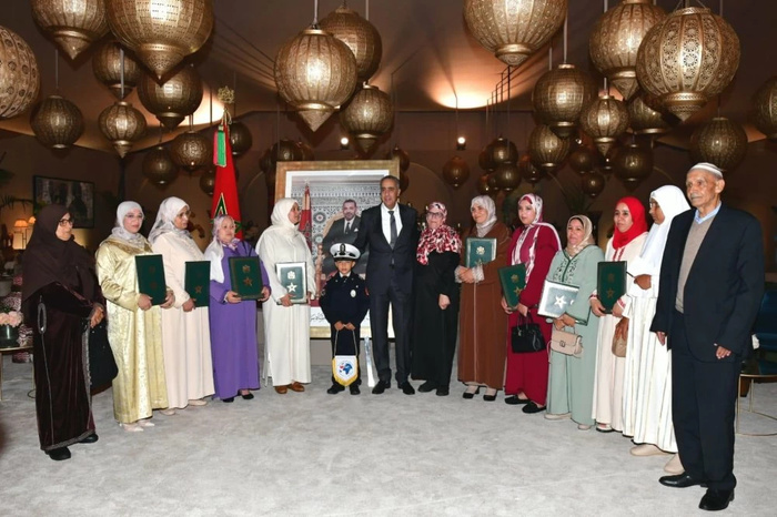 Hammouchi reçoit les veuves et parents de policiers décédés dans l'exercice de leurs fonctions Hammouchi reçoit les veuves et parents de policiers décédés dans l'exercice de leurs fonctions