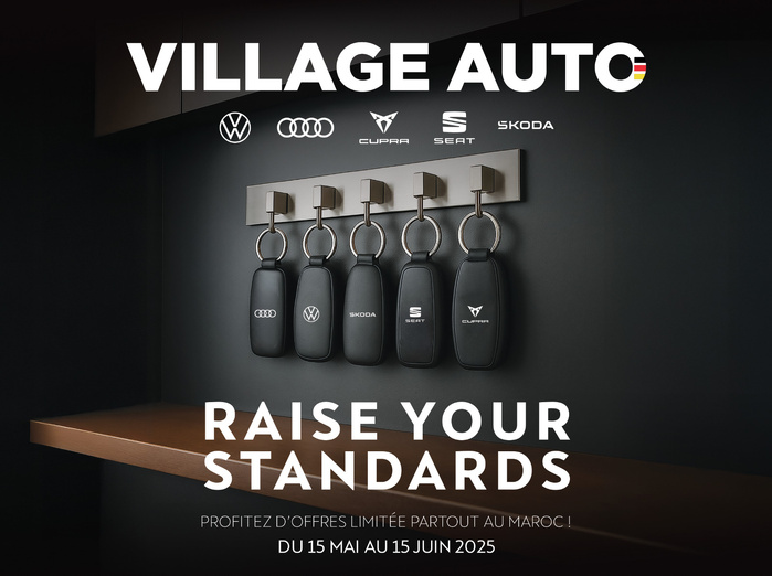"Raise your standards" est le slogan choisi pour cette 3ème édition du Village Auto, illustrant la montée en gamme accessible pour le potentiel acheteur. "Raise your standards" est le slogan choisi pour cette 3ème édition du Village Auto, illustrant la montée en gamme accessible pour le potentiel acheteur.