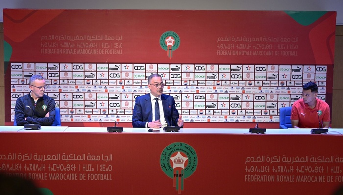 FRMF : M. Fouzi Lekjaâ reçoit la délégation de l’Equipe Nationale U20 FRMF : M. Fouzi Lekjaâ reçoit la délégation de l’Equipe Nationale U20