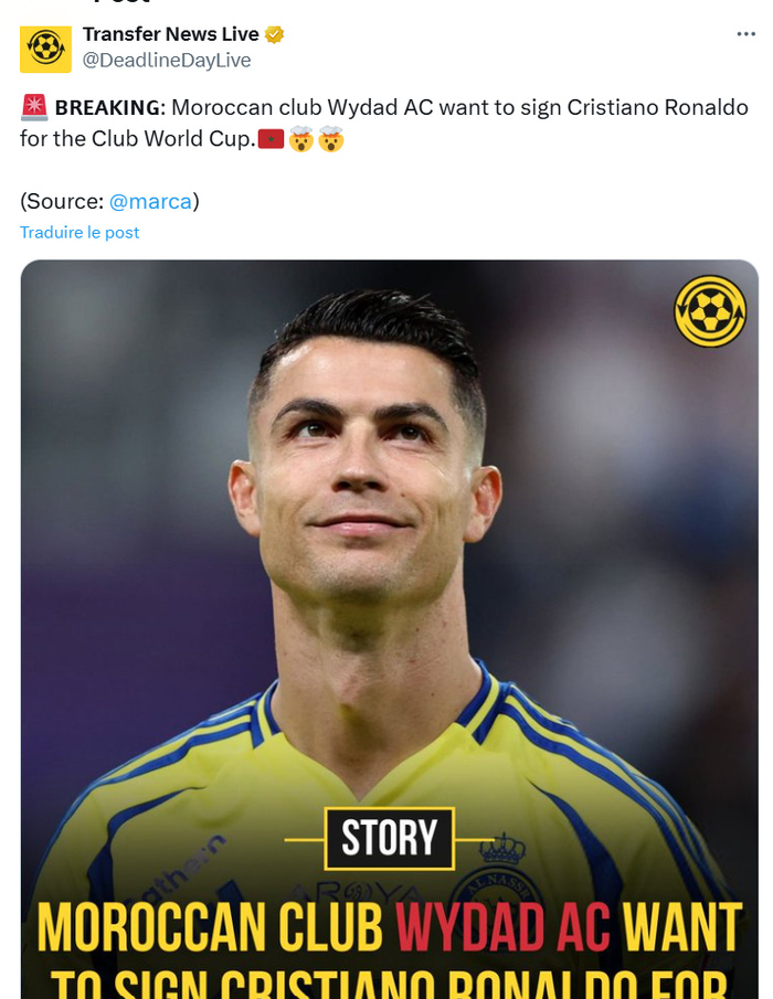 Ronaldo chez les Rouges : Un COUP DE COM . contre ZERO DOLLAR !